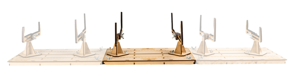 Cruiser jig plus Carrier Extension Module creating a Carrier-size jig