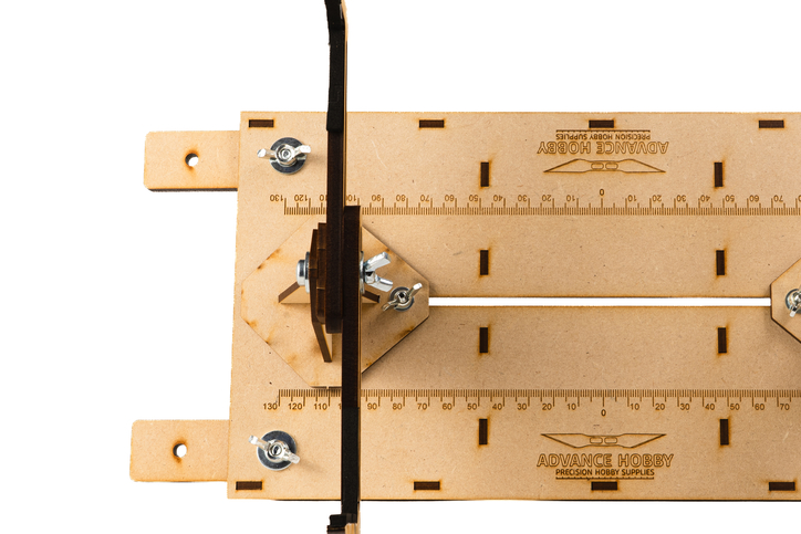 Connecting plates joining the two sections of the Cruiser jig