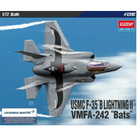 Academy 1/72 USMC F-35B Lightning II VMFA-242 "Bats" Plastic Model Kit