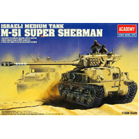 Academy 1/35 IDF M-51 Super Sherman Plastic Model Kit [13254]