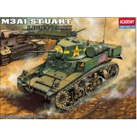 Academy 1/35 U.S. M3A1 Stuart Light Tank Plastic Model Kit [13269]
