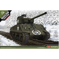 Academy 1/35 M4A3 (76)W "Battle Of Bulge" Plastic Model Kit [13500]