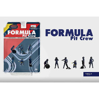 American Diorama 1/64 Pit Crew Figures - Team Blue