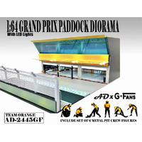 American Diorama 1/64 GP Paddock Diorama - Team Orange