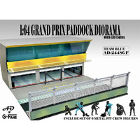 American Diorama 1/64 GP Paddock Diorama - Team Balck