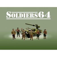 American Diorama 1/64 Soldiers Figure Set
