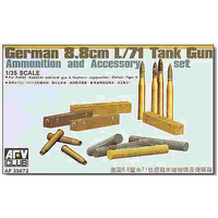 AFV Club 1/35 German 8.8cm L/71 Tank Gun Ammunition And Accessory Set Plastic Model Kit [AF35072]