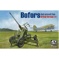 AFV Club 1/35 Bofors British Qf 40mm Mk.III Aa Gun Late Type Plastic Model Kit [AF35187]