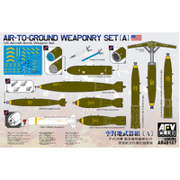 AFV Club 1/48 Air-To-Ground Weaponry Set (A) Plastic Model Kit
