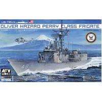 AFV Club 1/700 US Navy Oliver Hazard Perry Class Frigate Plastic Model Kit *Aust Decals*