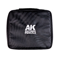 AK Interactive Weathering Pencils Full Range in Cloth Case with Zipper