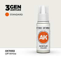 AK Interactive Offwhite Acrylic Paint 17ml 3rd Generation