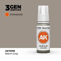 AK Interactive Warm Grey Acrylic Paint 17ml 3rd Generation