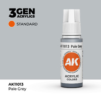 AK Interactive Pale Grey Acrylic Paint 17ml 3rd Generation