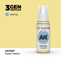 AK Interactive Pastel Yellow Acrylic Paint 17ml 3rd Generation