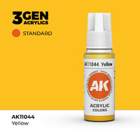 AK Interactive Yellow Acrylic Paint 17ml 3rd Generation