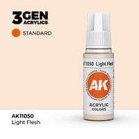 AK Interactive Light Flesh Acrylic Paint 17ml 3rd Generation