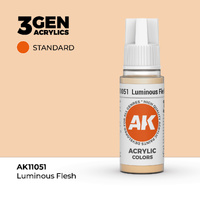 AK Interactive Luminous Flesh Acrylic Paint 17ml 3rd Generation