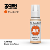 AK Interactive Basic Skin Tone Acrylic Paint 17ml 3rd Generation