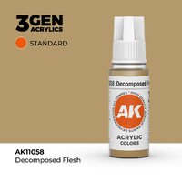 AK Interactive Decomposed Flesh Acrylic Paint 17ml 3rd Generation