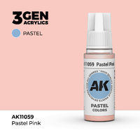 AK Interactive Pastel Pink Acrylic Paint 17ml 3rd Generation
