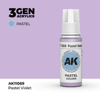 AK Interactive Pastel Violet Acrylic Paint 17ml 3rd Generation