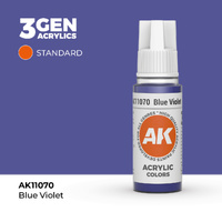 AK Interactive Blue Violet Acrylic Paint 17ml 3rd Generation