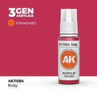 AK Interactive Ruby Acrylic Paint 17ml 3rd Generation