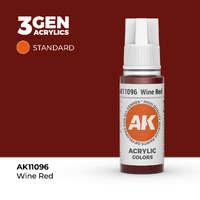 AK Interactive Wine Red Acrylic Paint 17ml 3rd Generation