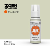 AK Interactive Green-Grey Acrylic Paint 17ml 3rd Generation
