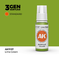 AK Interactive Lime Green Acrylic Paint 17ml 3rd Generation