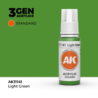 AK Interactive Light Green Acrylic Paint 17ml 3rd Generation