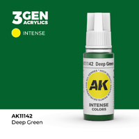 AK Interactive Deep Green Intense Acrylic Paint 17ml 3rd Generation