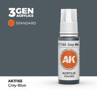 AK Interactive Grey-Blue Acrylic Paint 17ml 3rd Generation
