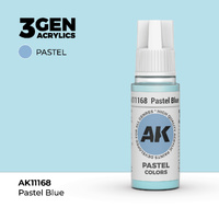 AK Interactive Pastel Blue Acrylic Paint 17ml 3rd Generation