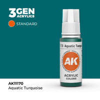 AK Interactive Aquatic Turquoise Acrylic Paint 17ml 3rd Generation