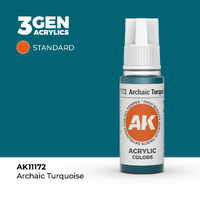 AK Interactive Archaic Turquoise Acrylic Paint 17ml 3rd Generation