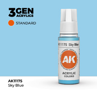AK Interactive Sky Blue Acrylic Paint 17ml 3rd Generation