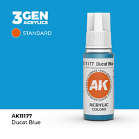AK Interactive Ducat Blue Acrylic Paint 17ml 3rd Generation