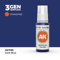 AK Interactive Dark Blue Acrylic Paint 17ml 3rd Generation