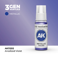 AK Interactive Anodized Violet Metallic Acrylic Paint 17ml 3rd Generation