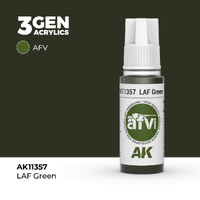 AK Interactive AFV Series: LAF Green Acrylic Paint 17ml 3rd Generation