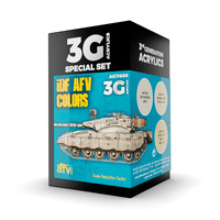 AK Interactive AFV Series: Idf Afv Color Combos Acrylic Paint Set 3rd Generation