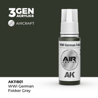AK Interactive Air Series: WWI German Fokker Grey Acrylic Paint 17ml 3rd Generation