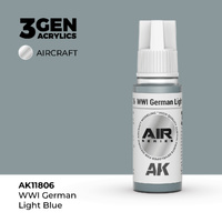 AK Interactive Air Series: WWI German Light Blue Acrylic Paint 17ml 3rd Generation