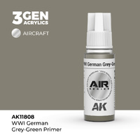 AK Interactive Air Series: WWI German Grey-Green Primer Acrylic Paint 17ml 3rd Generation