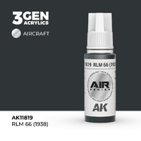 AK Interactive Air Series: RLM 66 (1938) Acrylic Paint 17ml 3rd Generation