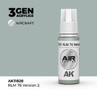 AK Interactive Air Series: RLM 76 Version 2 Acrylic Paint 17ml 3rd Generation