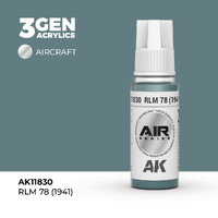 AK Interactive Air Series: RLM 78 (1941) Acrylic Paint 17ml 3rd Generation
