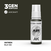 AK Interactive Air Series: RLM 80 Acrylic Paint 17ml 3rd Generation